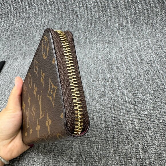 Louis Vuitton Clemence Brown Monogram Canvas Wallet 375-082025 - Picture 4 of 8